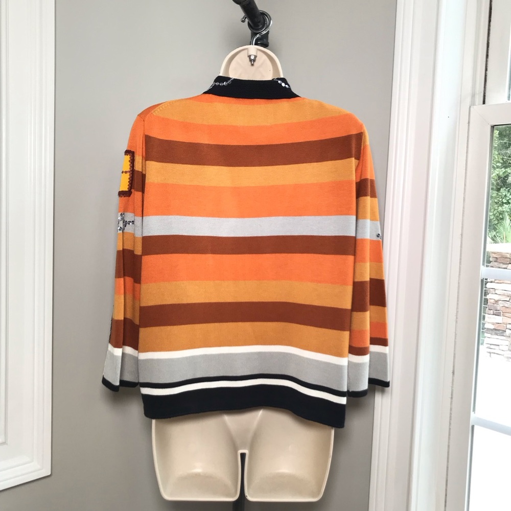 Vintage Michael Simon Halloween Cardigan Sweater ~ Women’s Medium *FIRM PRICE* - Picture 10 of 12
